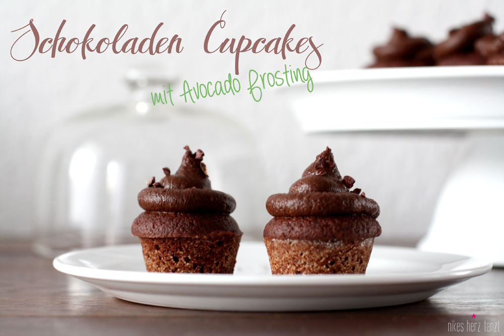 schokoladen avocado cupcakes, nikesherztanzt, food, blog, vegan, no sugar, zuckerfrei, ohne zucker