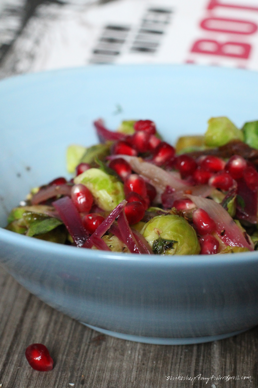 rosenkohl mit datteln.