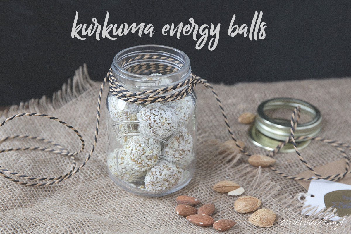 kurkuma energy balls, vegan, raw, bliss balls, golden balls, nikesherztanzt